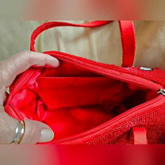 Coca-Cola Red Beaded Handbag - Picture 5 of 8